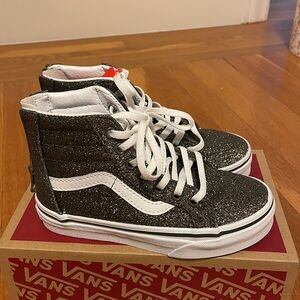 NEW VANS Sk8 hi top- Glitter
